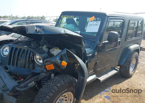 2006 Jeep Wrangler Unlimited z USA, uszkodzony, nr VIN 1J4FA44S96P703018